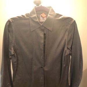 Brooks Brothers Long Sleeve Black and White Shirt